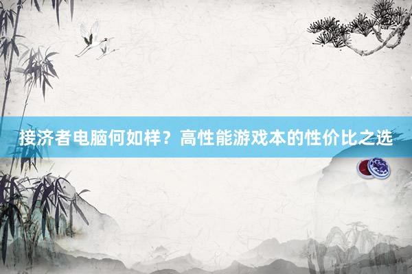 接济者电脑何如样？高性能游戏本的性价比之选